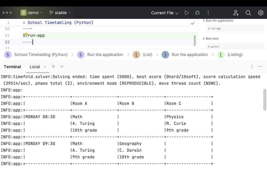 Hello world in Python