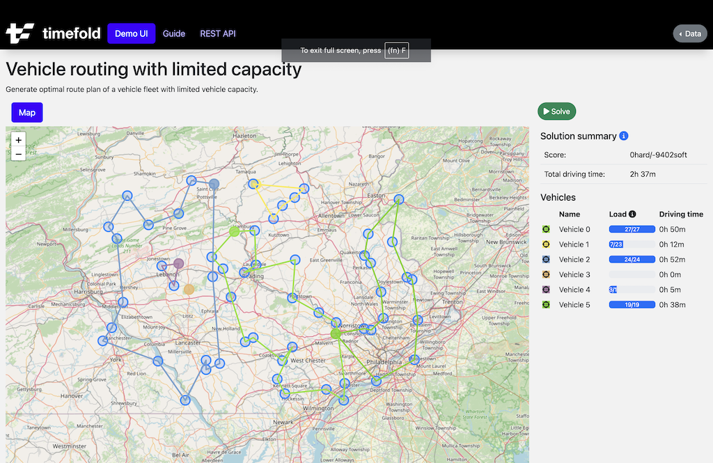 Vehicle Routing Problem in Python